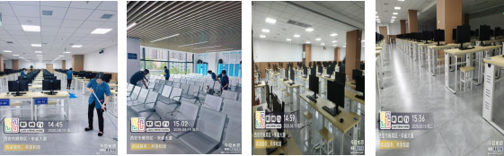 精细物业保考场 贴心服务护首考 ——全力保障西安市安全生产资格考试基地首场考试顺利开展
